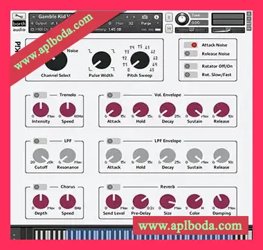 [虚拟掌机音效]borth-audio Gamble Kid KONTAKT（1.33Gb）