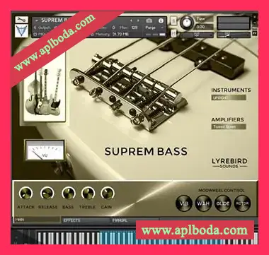 [摇滚放克Bass音源]Lyrebird Sounds Suprem Bass [KONTAKT]（475Mb）