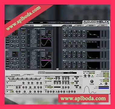 [合成器插件]Audjoo Helix v2019.10.08  v2019.08.11 [WiN, MacOSX]（16Mb）