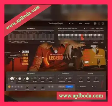 [70年代鼓组乐器插件]uJAM Virtual Drummer Legend v2.5.0 U2B [MacOSX]（3.9Gb）