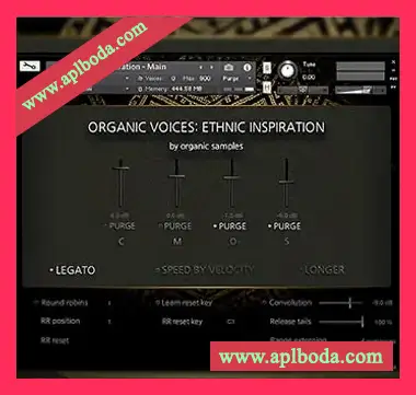 [民族灵感鼓舞人声音源]Organic Samples Organic Voices Volume 2 Ethnic Inspiration [KONTAKT]（4.08Gb）