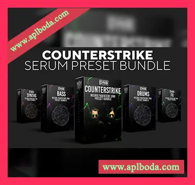 [Serum预置回响重拍]DNB Academy Counterstrike Serum Preset Bundle（45Mb）