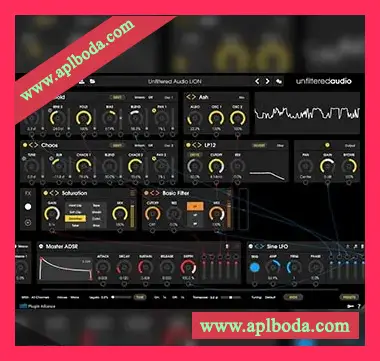 [半模块化合成器插件]Unfiltered Audio LION v1.0.0 v1.3.0 [WiN, MacOSX]（118Mb）