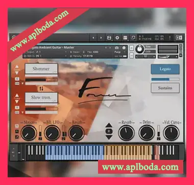 [氛围吉他音源]David Forner El Dorado Legato Ambient Guitar [KONTAKT]（1.97Gb）