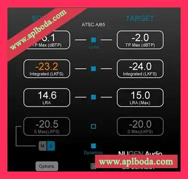 [响度分析更正工具]NuGen Audio LM-Correct v2.10.0.1 v2.8.0.8 [WiN, MacOSX]（60Mb）