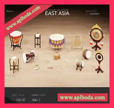 [中日韩民族旋律打击乐器音源]Native Instruments Spotlight Collection East Asia v1.1.2 [KONTAKT]（26.41Gb）