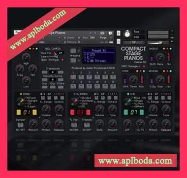 [CP88小型舞台钢琴音源]Júnior Porciúncula Compact Stage Pianos [KONTAKT]（6.02Gb）