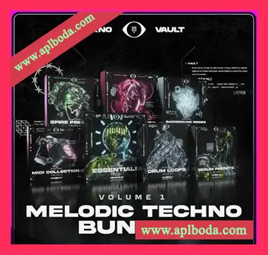 [泰克诺舞曲素材Serum预置Spire预置Vital预置]Teknovault Melodic Techno Bundle 2024 [WAV, MiDi]（3.51Gb）