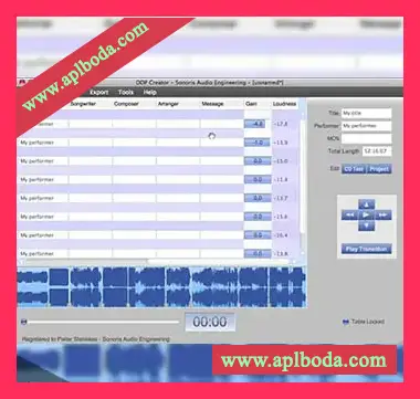 [CD制作工具]Sonoris DDP Creator 4 Pro v4.0.3 Incl Patched and Keygen (WIN OSX)-R2R（34Mb）