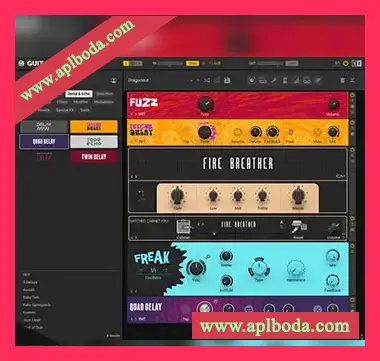 [电吉他效果器]Native Instruments Guitar Rig 6 Pro v6.2.1 CE v6.2.1 [WiN, MacOSX]（2.01Gb）