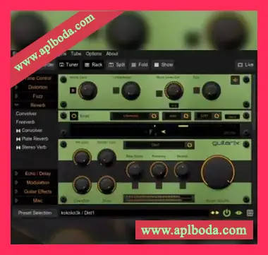 [吉他放大器效果器模拟插件]MusicLab Guitarix v1.38.1.1997 [WiN]（7.5Mb）