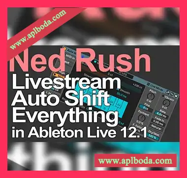 [Ableton模板电子乐]Ned Rush Auto Shift Everything Livestream Project and Samples（402Mb）