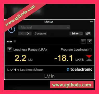 [立体声响度计量插件]TC Electronic LM1 NATIVE v1.2.0 [WiN]（4Mb）