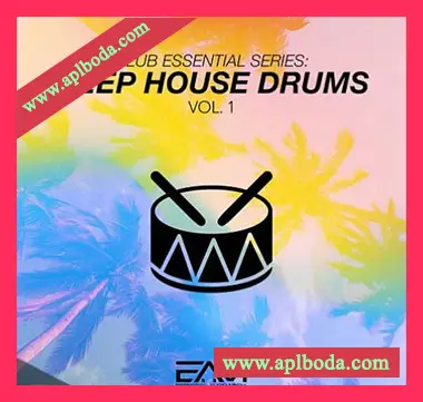 [深邃浩室鼓组采样]Essential Audio Media Club Essential Series Deep House Drums Vol.1 [WAV]（48Mb）