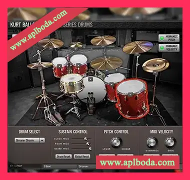 [签名系列鼓音源]Room Sound Kurt Ballou Signature Series Drums [KONTAKT]（3.75Gb）