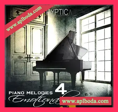 [嘻哈说唱素材]Kryptic Samples Kryptic Piano Melodies Emotional 4 [WAV, MiDi]（366.06Mb）