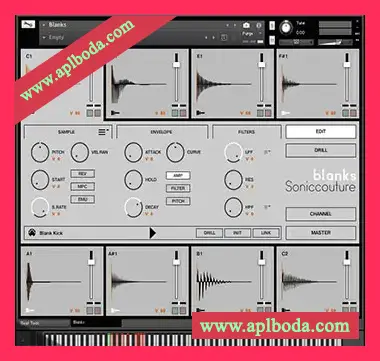 [节奏鼓机音源]Soniccouture Blanks [KONTAKT]（57Mb）