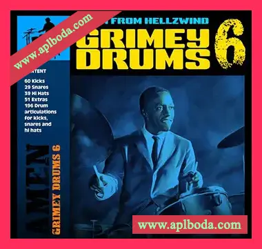 [嘻哈鼓组采样]GRIMEY GEMS Grimey Drums Vol.6 [WAV]（40Mb）