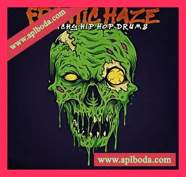 [嘻哈说唱鼓组采样]Bones N Grit Audio Frantic Haze Crunchy Hip Hop Drums [WAV]（53Mb）