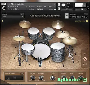 [60S原声鼓音源]Native Instruments Abbey Road 60s Drummer v1.3.1 [KONTAKT]（6.32Gb）