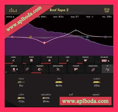 [模拟老式磁带效果器插件]Denise Audio Bad Tape 2 v1.3.0 Incl Keygen [WiN]（14Mb）