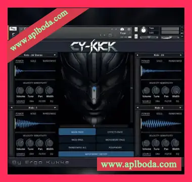 [电子舞曲摇滚鼓组打击音源]Ergo Kukke Cy-Kick [KONTAKT]（376Mb）