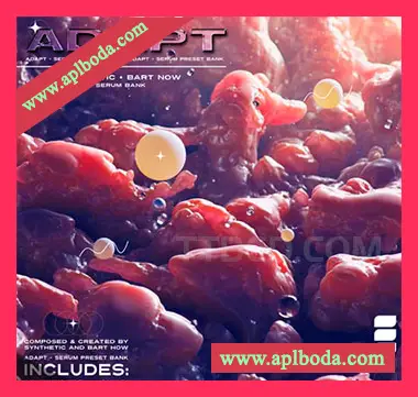 [嘻哈陷阱素材Serum预置]Synthetic and Bart How Adapt Sound Kit Vol.1 [WAV, MiDi]（91Mb）
