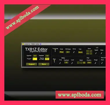 [Max for Live]midierror Yamaha TX81Z Editor [Max4Live]（1Mb）