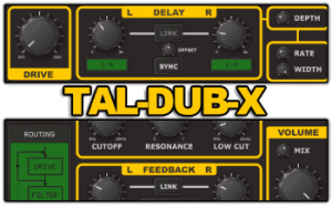 滤波器插件 Togu Audio Line TAL-Dub-X 2.2.7 WIN MAC