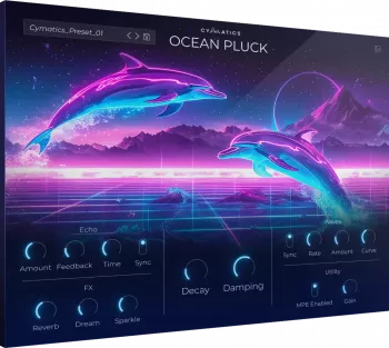 电子合成器插件 Cymatics OCEAN PLUCK v1.0.0 WIN macOS