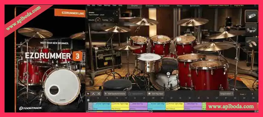 [66套EZ架子鼓]Toontrack EZdrummer 3 v3.1.0 / v3.0.6 CE [WiN, MacOSX]（140G）