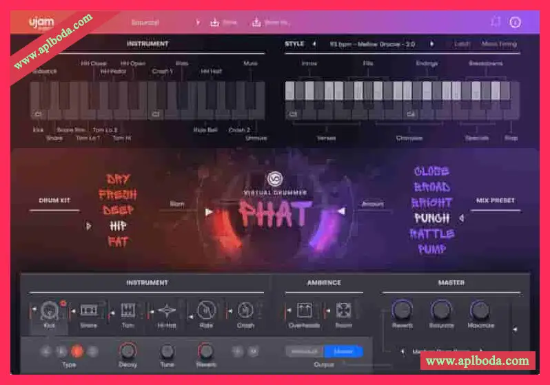 UJAM Virtual Drummer PHAT v2.4.1 [Windows MAC]