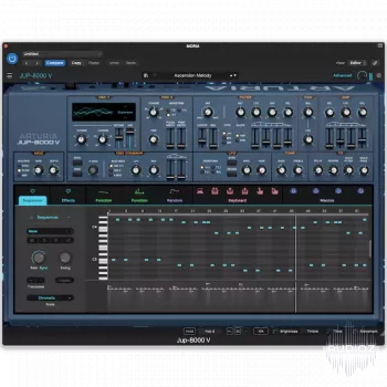 舞曲合成器 Arturia Jup-8000 v1.0.0 6114 U2B Mac [MORiA]