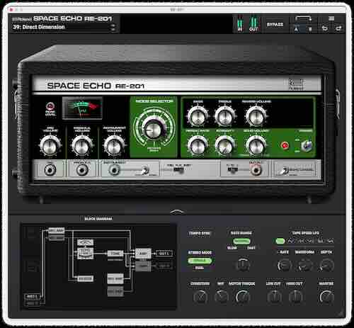 罗兰延迟效果器 Roland Cloud RE-201 Space Echo 1.0.1 macOS [HCiSO]