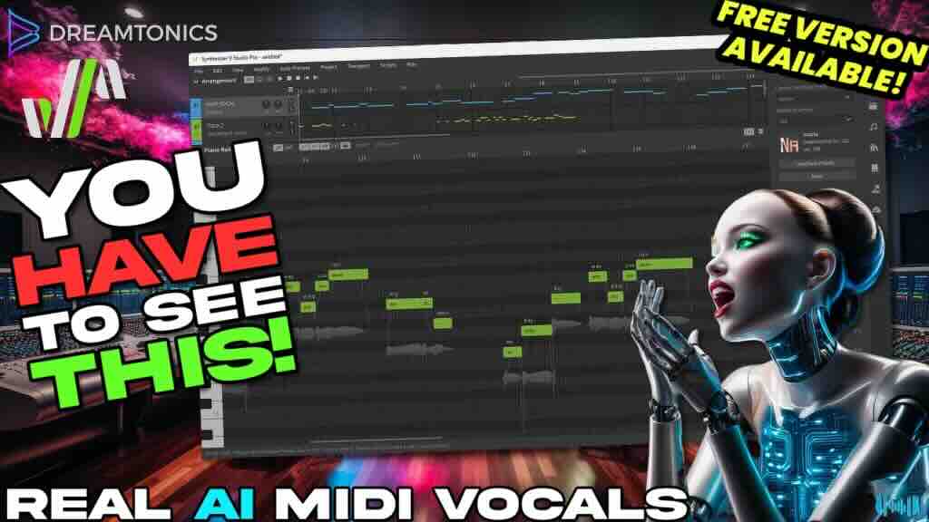 [AI中文歌唱合成软件 虚拟歌手软件]Dreamtonics Synthesizer V Studio Pro 1.11.2+语音库+安装方法 [WiN]