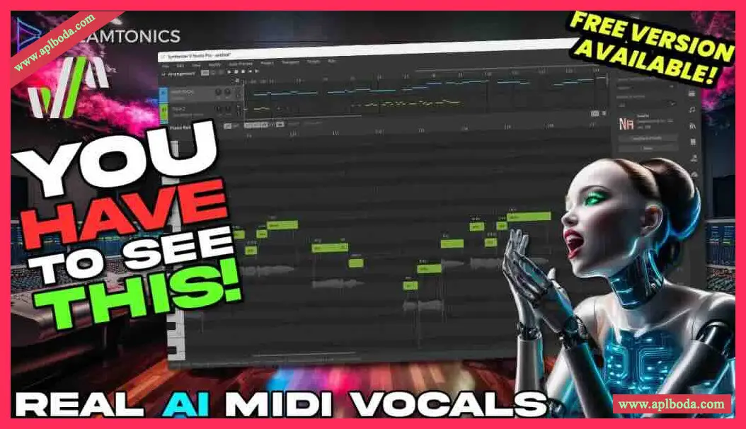 [AI中文歌唱合成软件 虚拟歌手软件]Dreamtonics Synthesizer V Studio Pro 1.11.2+语音库+安装方法 [WiN]