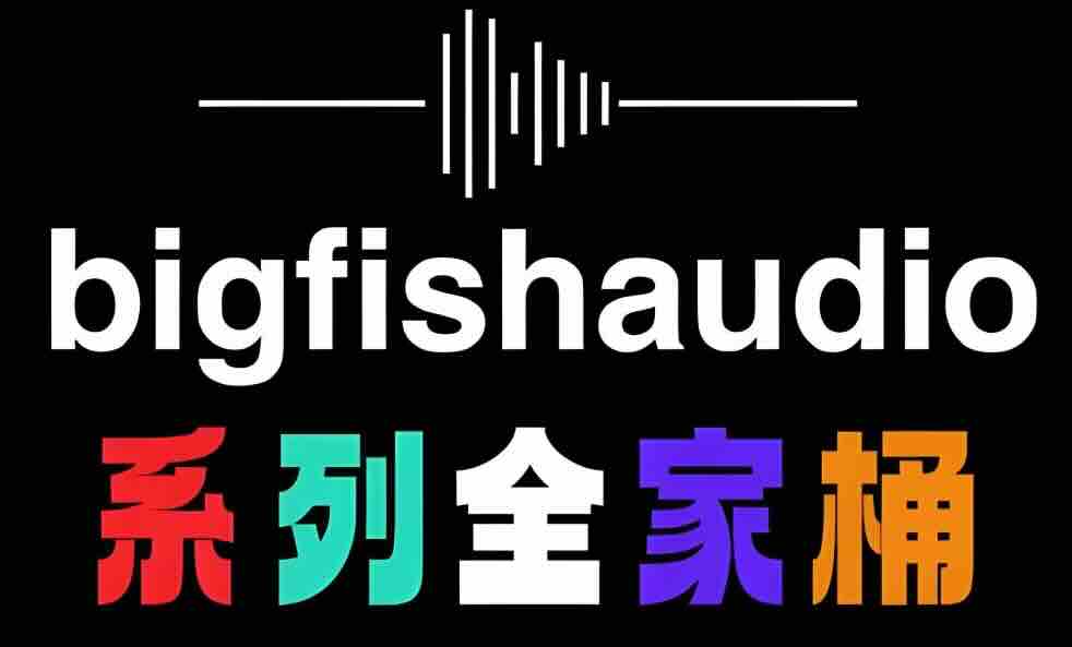 [大鱼音频音源合集]Big Fish Audio Collection [Kontakt WAV Loops] （297GB）