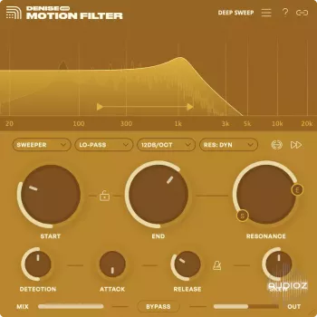 滤波器插件 Denise Audio Motion Filter v1.4 WiN