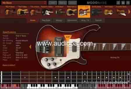 物理建模贝斯音色 IK Multimedia MODO BASS 2 v2.0.4 [WiN, MacOSX]