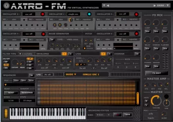 FM合成器 Psytrance Plugins AXTRO-FM v1.0 AU & VST3 MacOS REGGED-DjYOPMiX