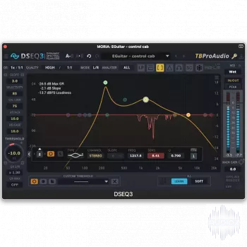 动态处理插件 TBProAudio DSEQ3 v3.9.7 U2B Mac-MORiA