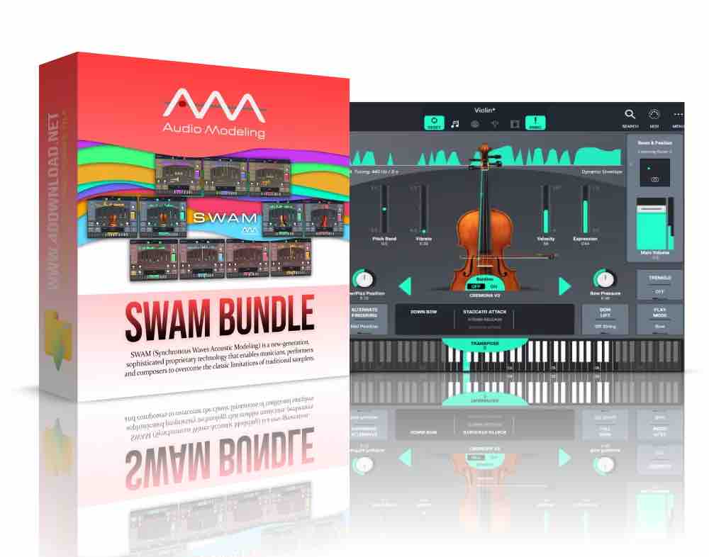 建模管弦乐套装 含弦乐四重奏 SWAM Bundle 3.8.2 Windows