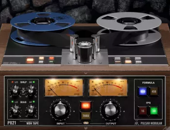 传奇磁带机音色插件 Pulsar Modular P821 MDN Tape v1.0.0 WiN MAC