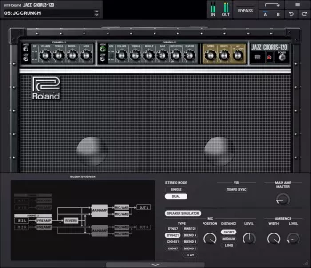 放大器插件 Roland Cloud JC-120 Jazz Chorus 1.0.0 macOS [HCiSO]
