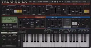 键盘合成器 Togu Audio Line TAL-U-NO-LX-V2 v5.0.0 WiN MAC