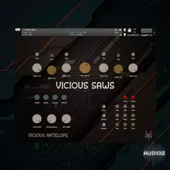 适合电子舞曲的康塔克音色库 Vicious Antelope Vicious Saws KONTAKT