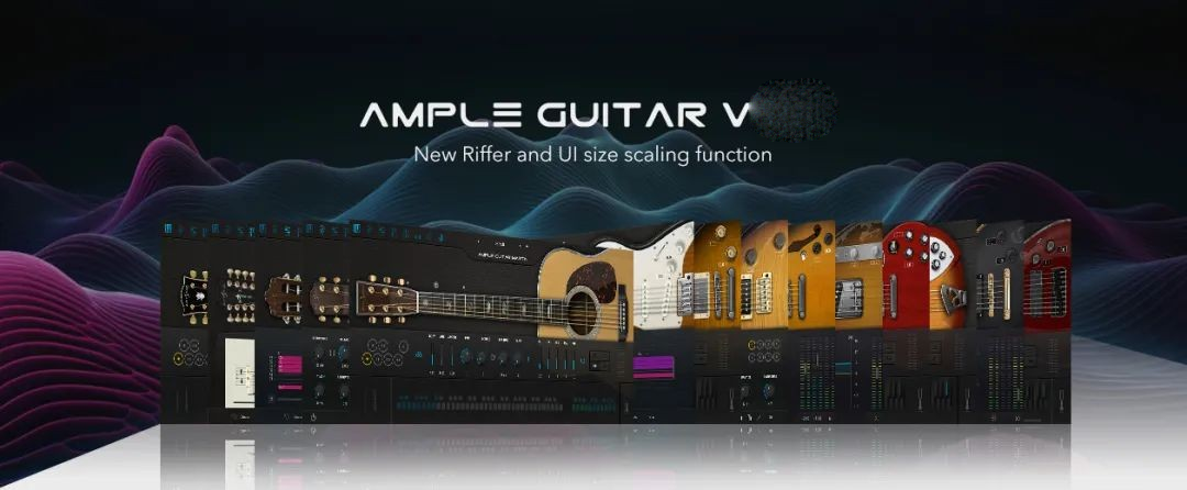 Ample Sound吉他、贝斯、打击乐（总共22套88G）支持WiN/MacOS