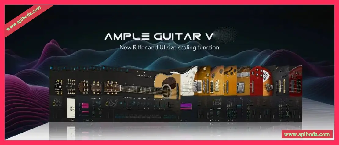 Ample Sound吉他、貝斯、打擊樂（總共22組88G）支援WiN/MacOS