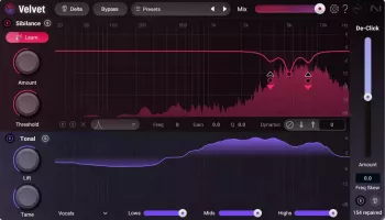 智能去齿音与音频清理插件 iZotope Velvet WiN MAC