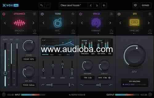Nuro Audio Xvox Pro 1.0.6 专业预设人声混音利器 自动混音插件 Win Mac